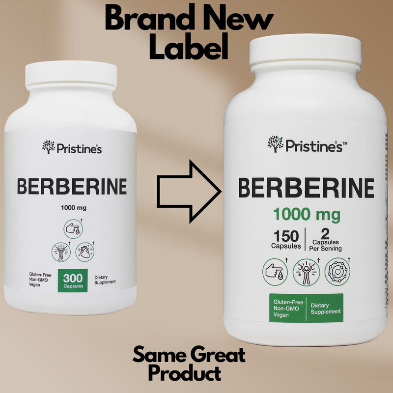 Berberine 1000 MG - 75 Day Supply