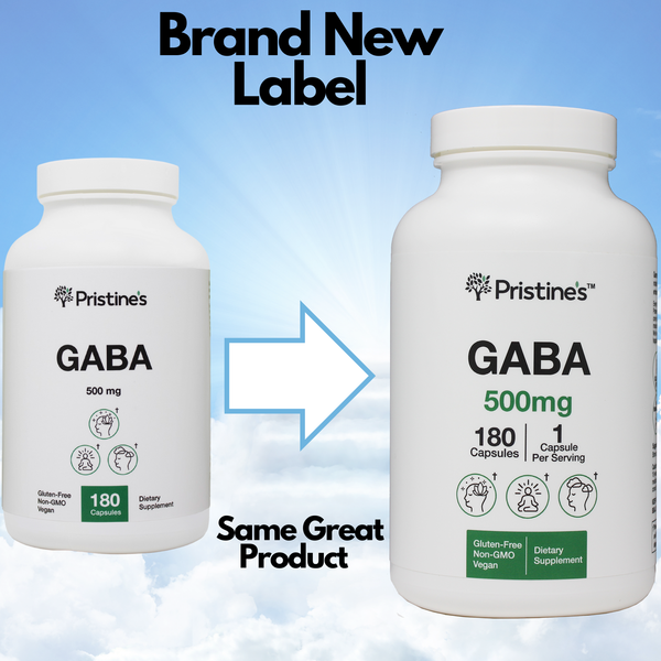 GABA 500 MG - 180 Day Supply