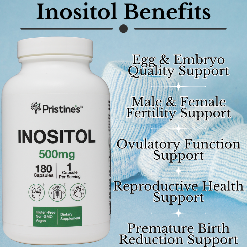 Inositol 500 MG - 180 Day Supply