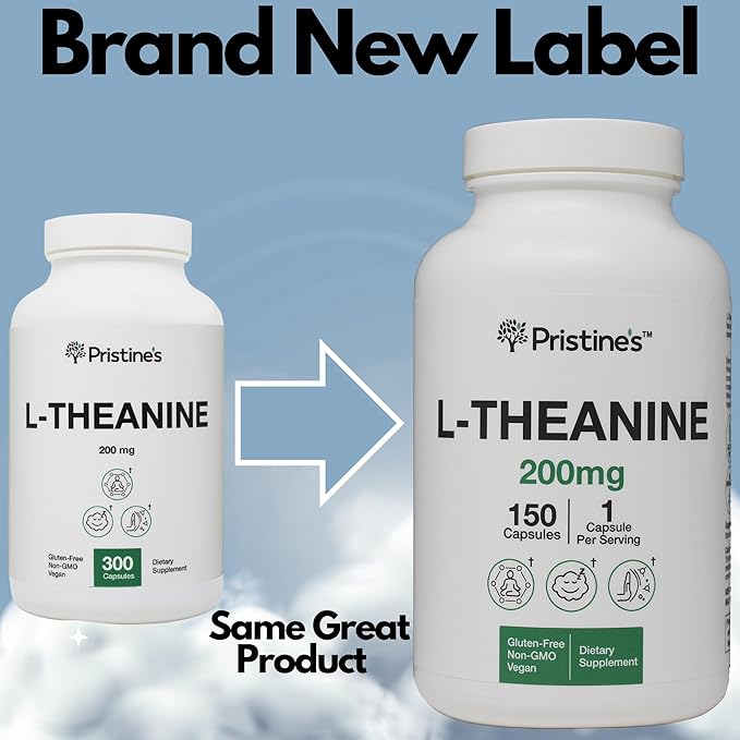 L-Theanine 200 MG - 150 Day Supply