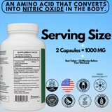 L-Arginine 1000 MG - 90 Day Supply