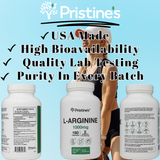 L-Arginine 1000 MG - 90 Day Supply